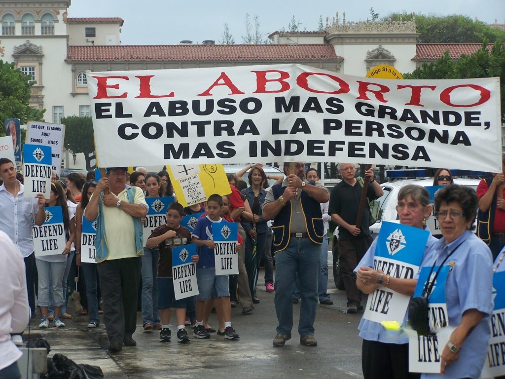 Banner, March for Life 2008