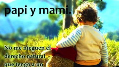 No me abandonen papi y mami