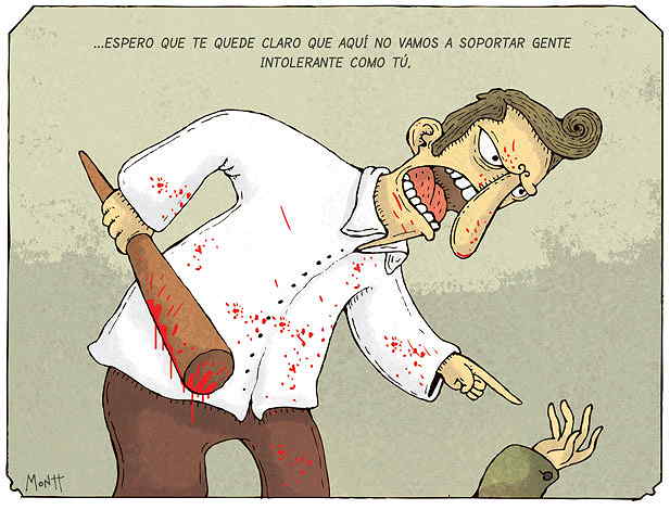 Cartoon about Tolerance