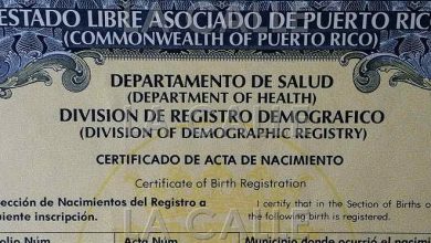 certificado de nacimiento