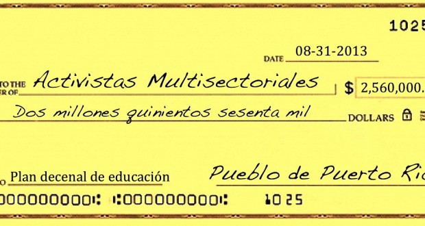 Plan Decenal - Cheque en Blanco