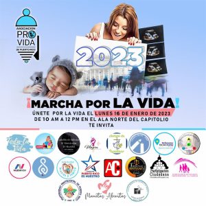 Anuncio: Marcha por la Vida, 2023