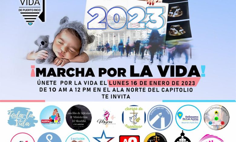 Anuncio: Marcha por la Vida, 2023
