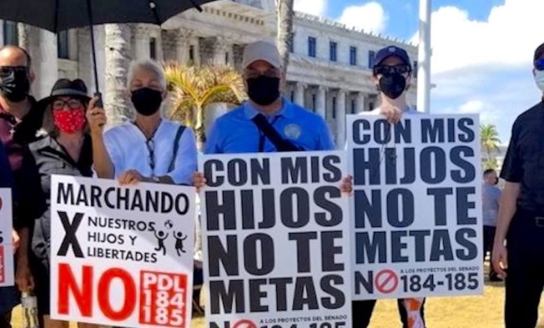 Marcha en contra la PS184