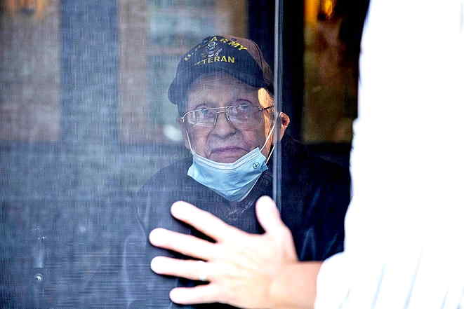 confined to a nursing home